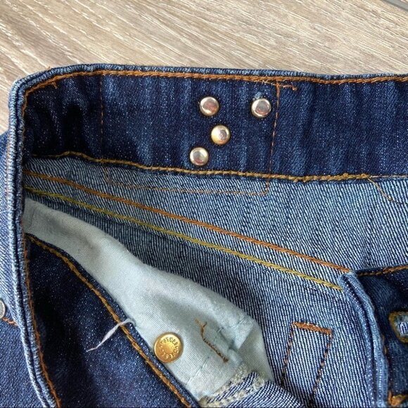 Diesel Embroidered Distressed Jean Shorts - Picture 8 of 10